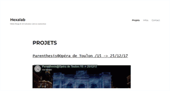 Desktop Screenshot of hexalab.org
