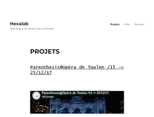 Tablet Screenshot of hexalab.org
